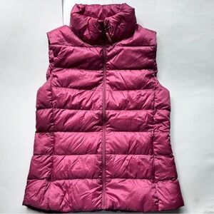 Uniqlo ULTRA LIGHT DOWN VEST powder pink size x small Packable
